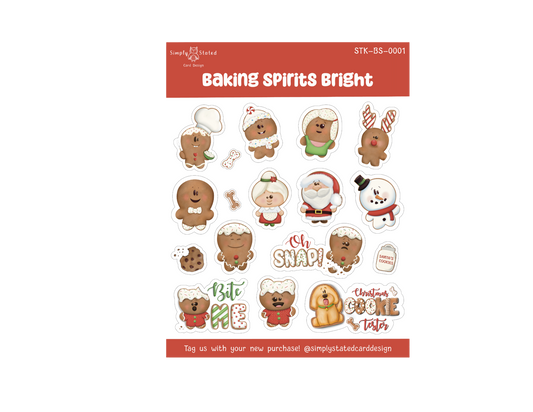 Baking Spirits Bright- Sticker Sheet