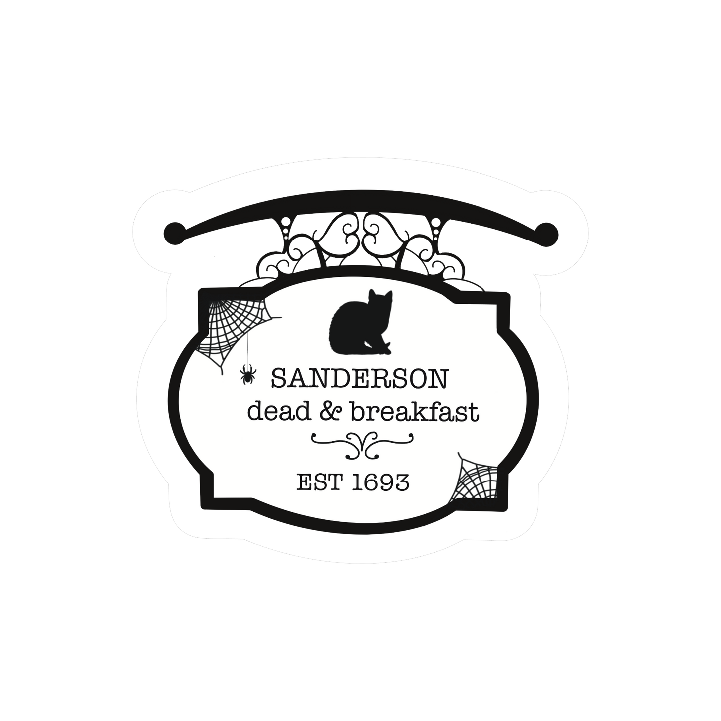 Sanderson Dead & Breakfast - Vinyl Sticker